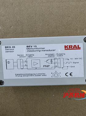 KRAL BEV 45 sensor, BEV 13 mea