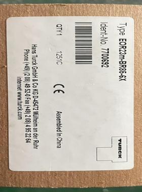 全新图尔克TURCK开关EOR23m-BR85-6X原装正品