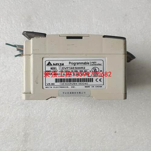 【荣强工控】台达PLC  DVP14ES00R2   功能正常，二手拆机