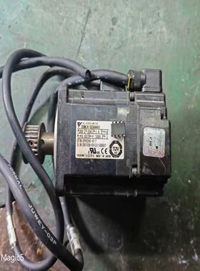 （设备配件）拆机安川伺服电机SGMJV-02AAA61，功能包好。非质量