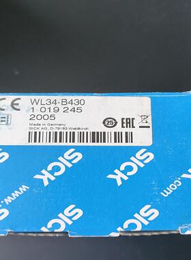 【工控自动化】德国SICK传感器101924 货号WL34-B430议价