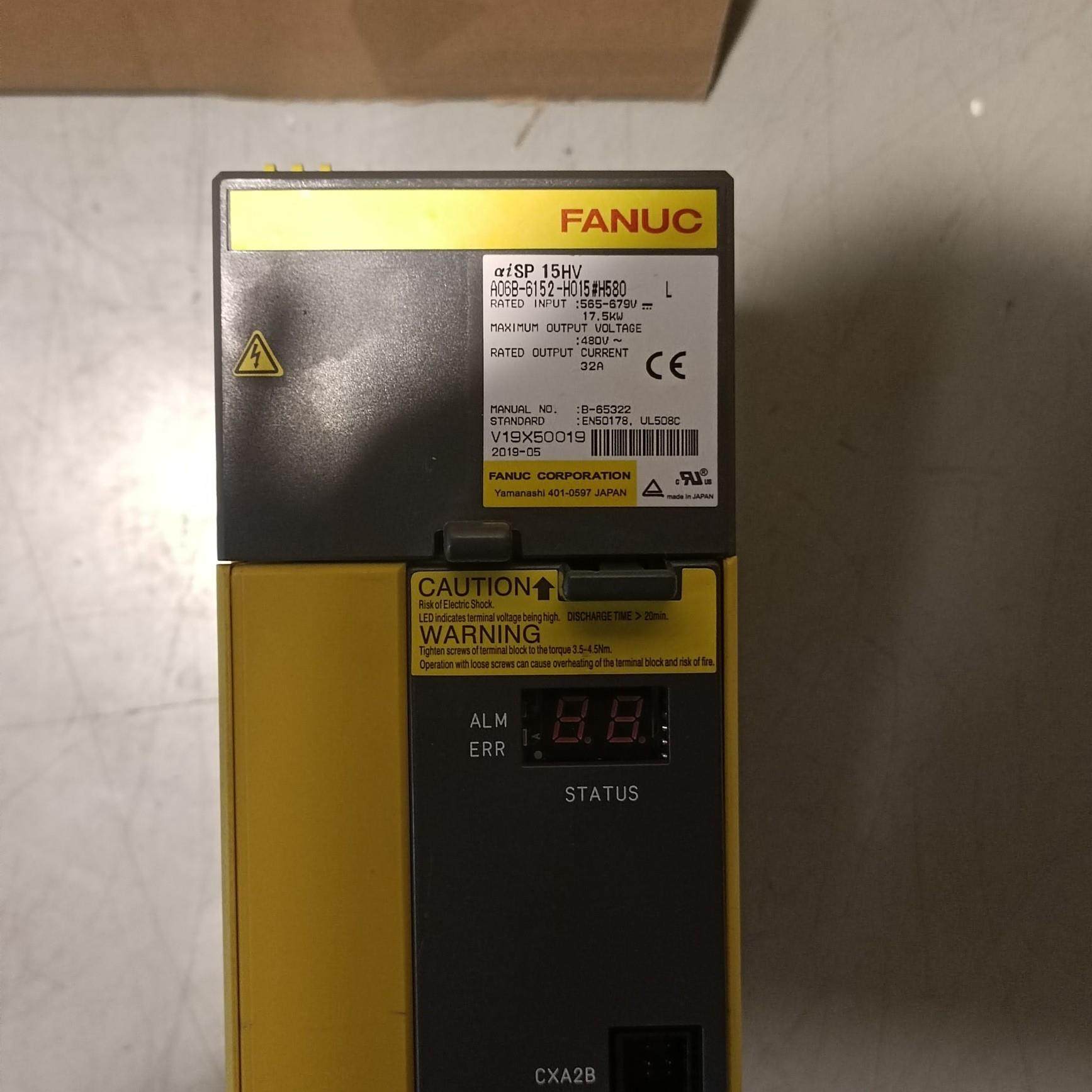 发那科驱动器A06B-6152-H015#580有货九成