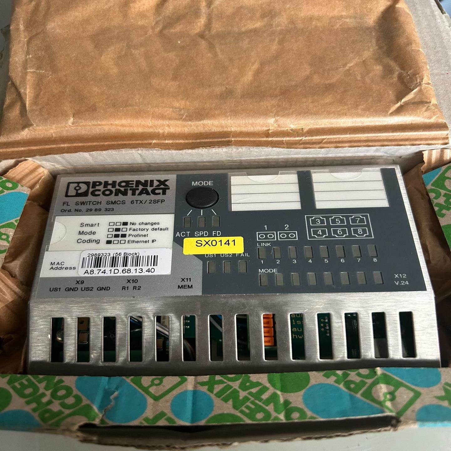 全新菲尼克斯交换机，FL SWITCH SMCS 6TX/2