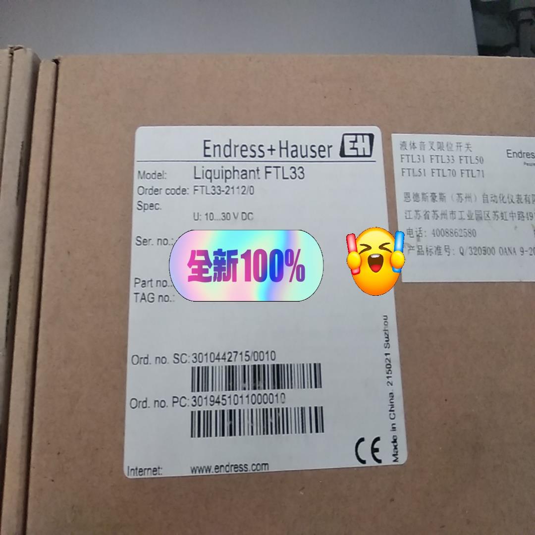 音叉液位计FTL33-2112/0全新EH恩德斯液位传感器
