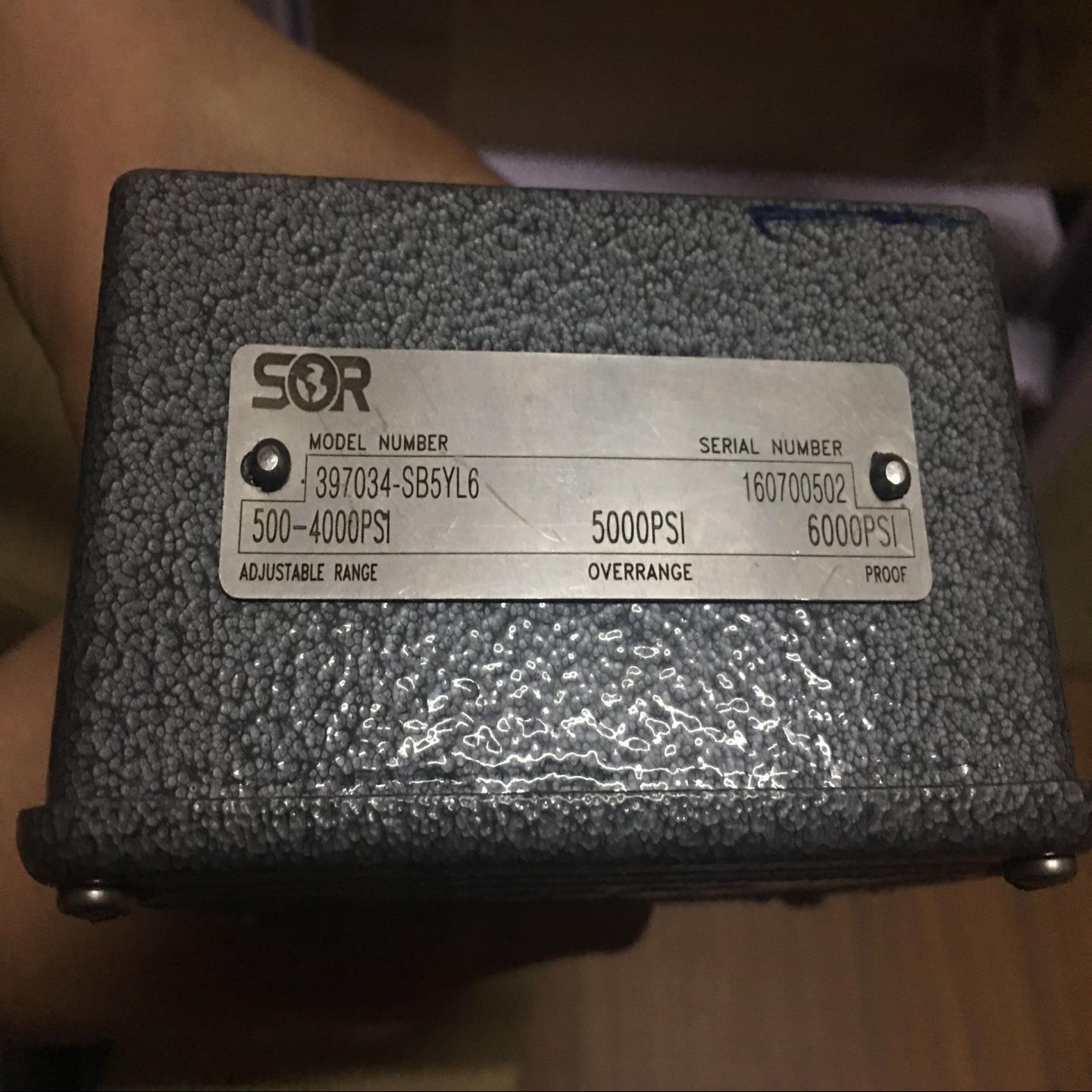 397034-SB5YL6-1索尔SOR压力开关源头货源差压开关议价