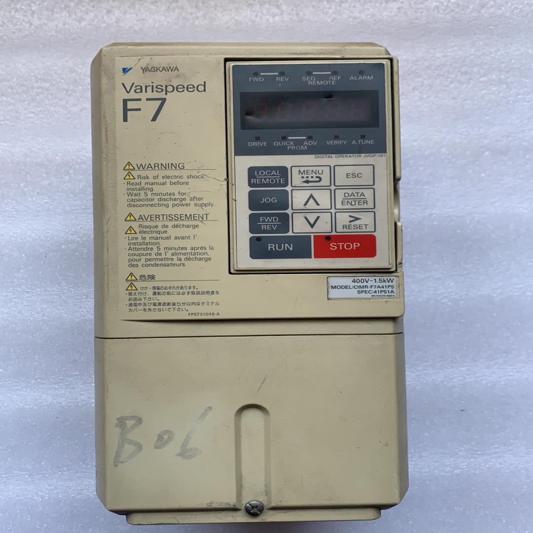 安川G7 1.5KW 380V CIMR-G7A41P5 质