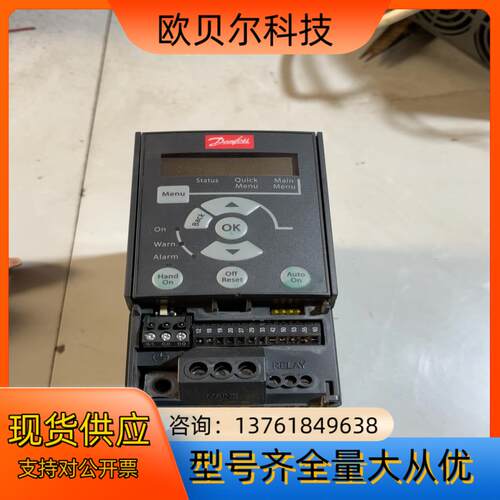 丹弗斯FC-051PK37变频器0.37kw原装功能正常