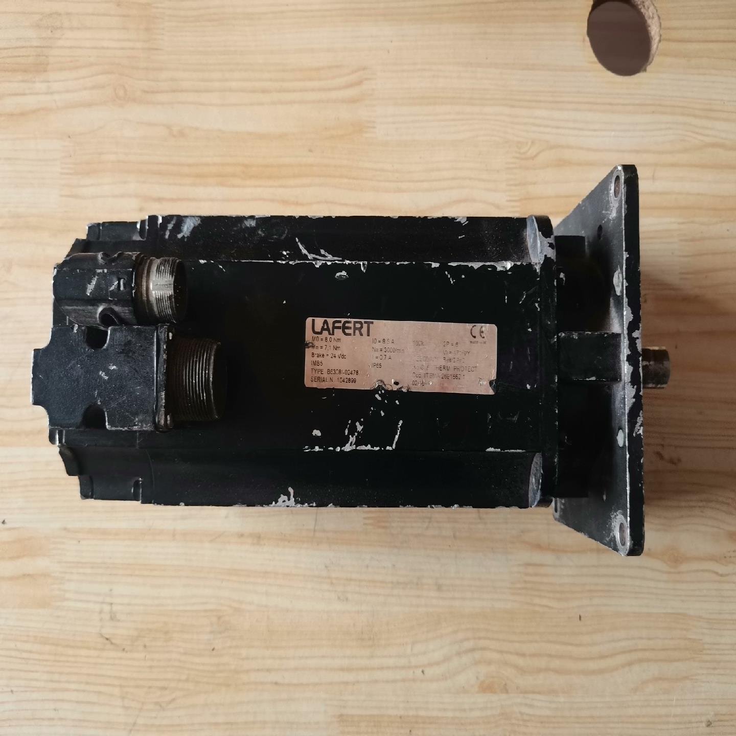 LAFERT拉法特电机 B6308I-02478 轴转不动是