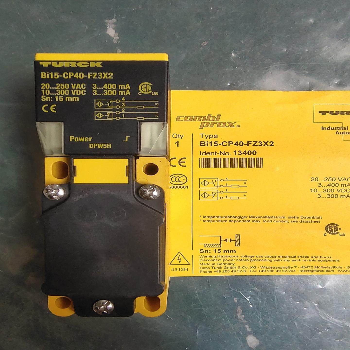 全新原装正品 TURCK图尔克 Bi15-CP40-FZ3X