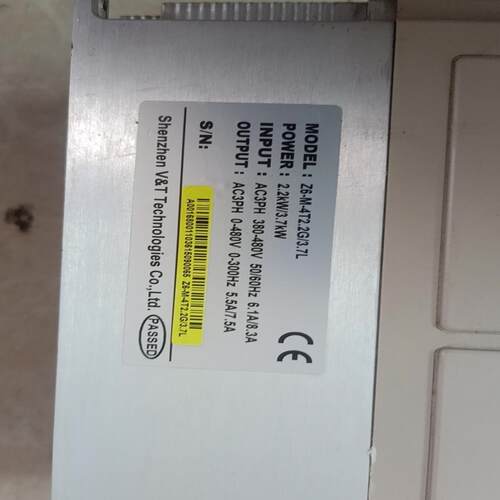 蓝海华腾变频器Z6-M-4T2.2G/3.7L，下来