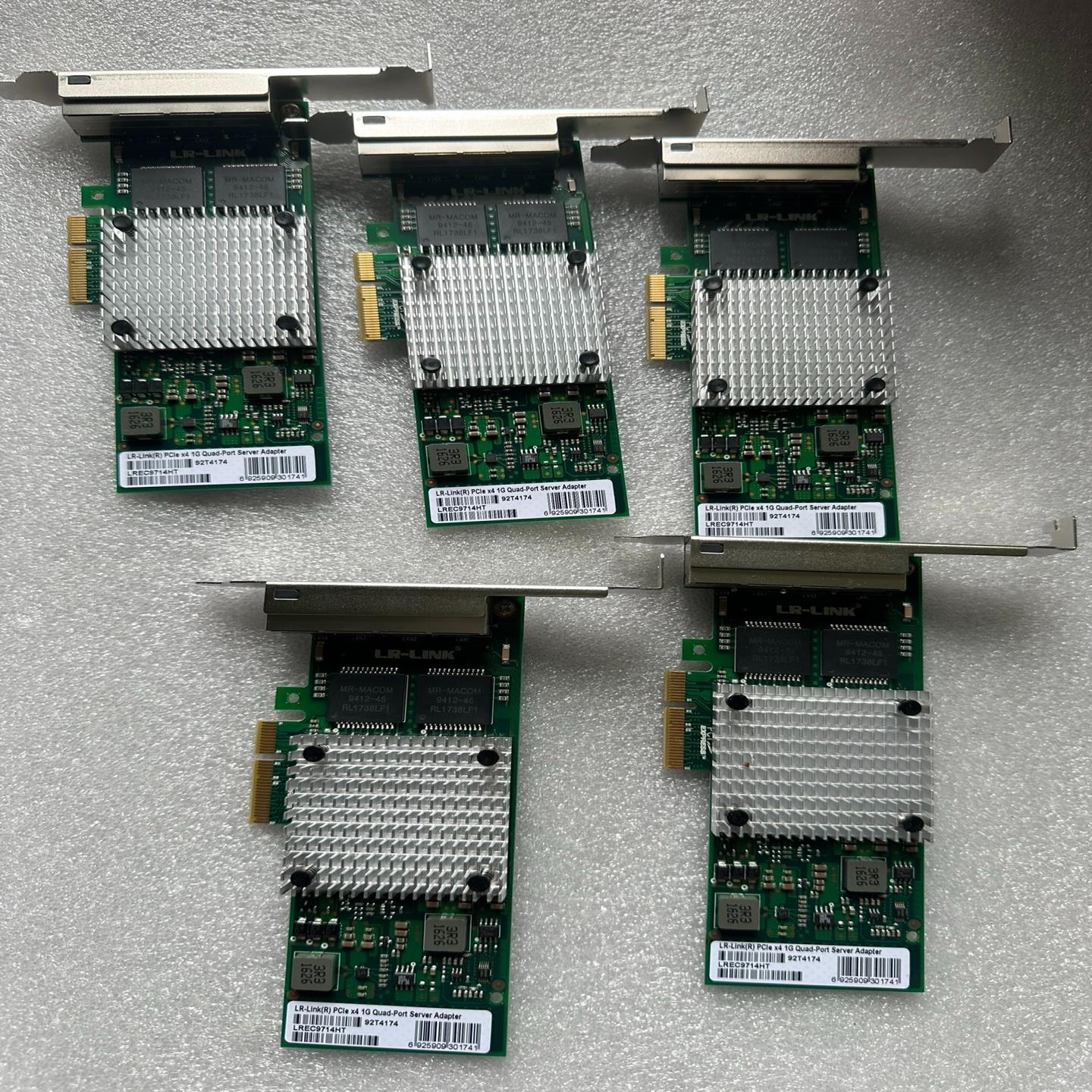 LR-LINK联瑞PCIE千兆四电口网卡I210/I350英