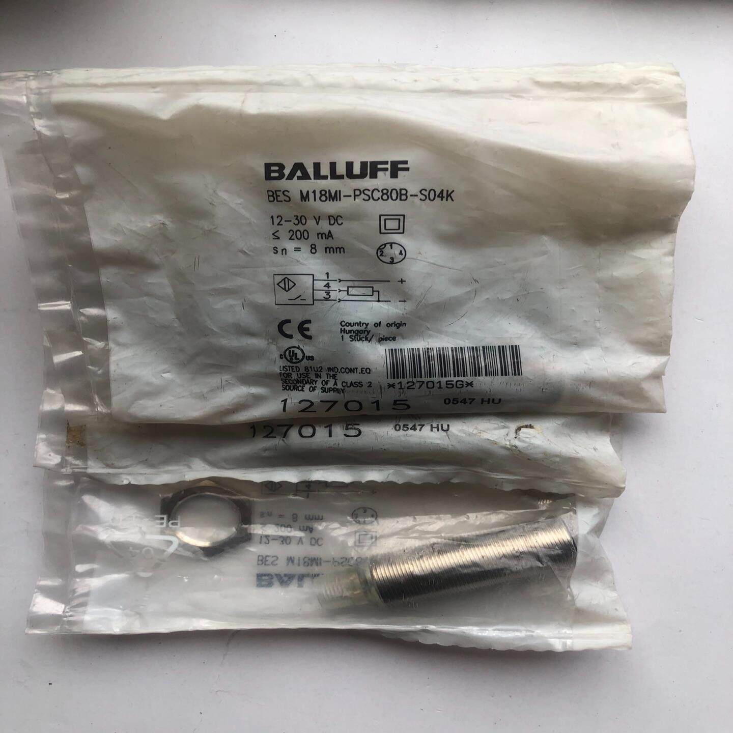 巴鲁夫原装 BES008M BES M18MI-PSC80B