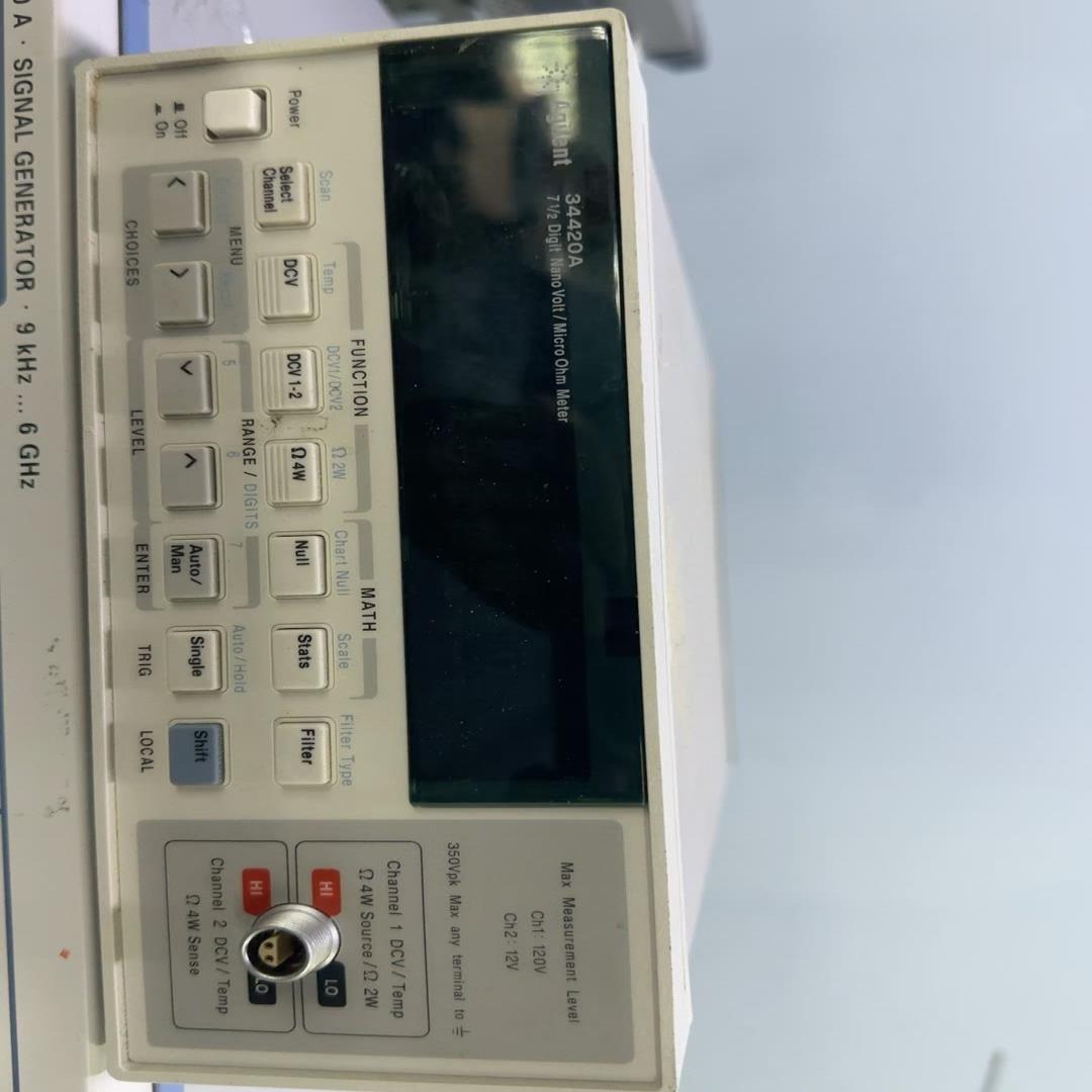 [德峰]安捷伦34420A，7位半表，可以送皮套把手，指标包过计量