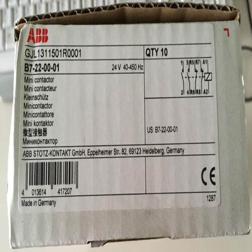 ABB微型接触器 B7-22-00  24V，BC7-22-00 24VDC议价
