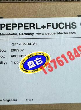 全新倍加福 读写器IQT1-FP-R4-V1，货号26593