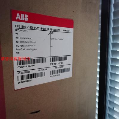 ABB框架断路器NS800 E2B1600 R1600 PR