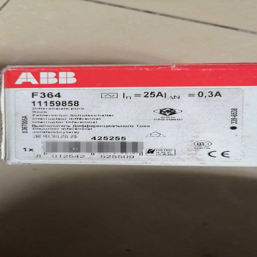 漏电断路器 F364  25A 动作电流 0.3A