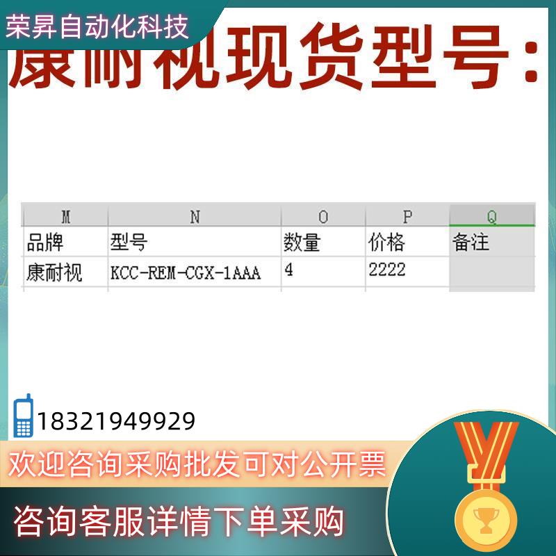现货康耐视KCC-REM-CGX-1AAA4个95新左右