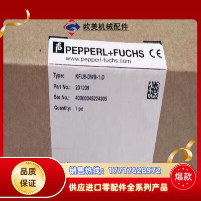 倍加福P+F原装继电器KFU8-DWB-1.D议价