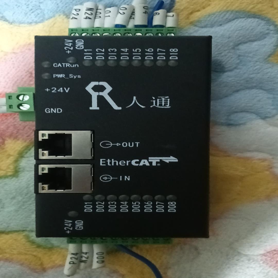 人通智能运动控制器、八进八出、双网口、质量功能包好，