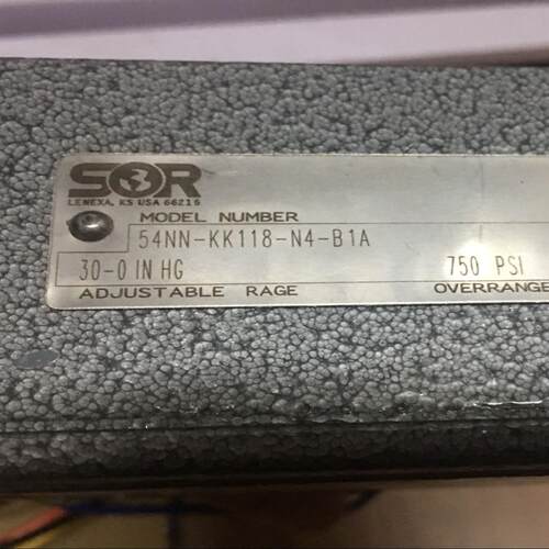 101RN-EE3-N4-CIA-TT索尔差压开关源头货源SOR压力开议价