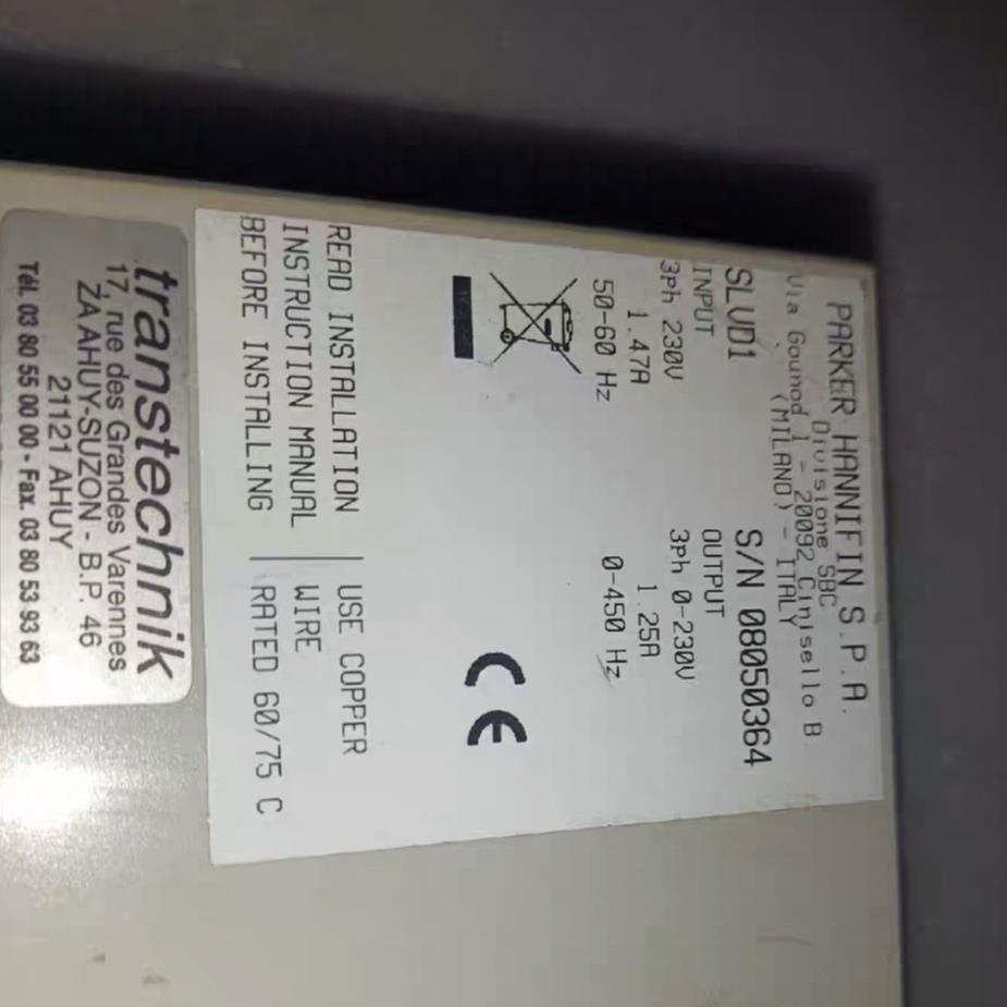 PARKER派克伺服驱动器ZAAHUY-SUZON-B.P.