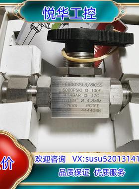 原装HAM-LET哈姆雷特H6800SSL3/8ICSS卡套球阀议