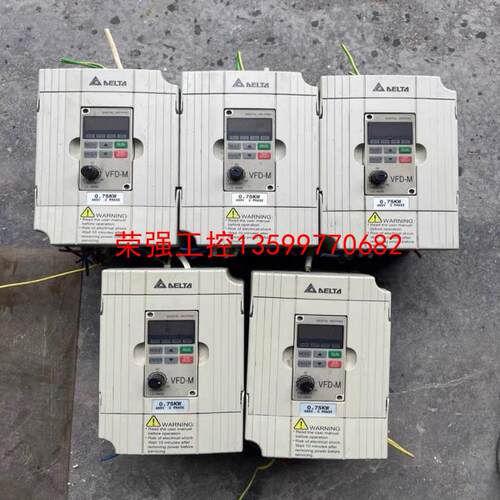 【荣强工控】台达变频器VFD007M43B，0.75kw,380v实物图