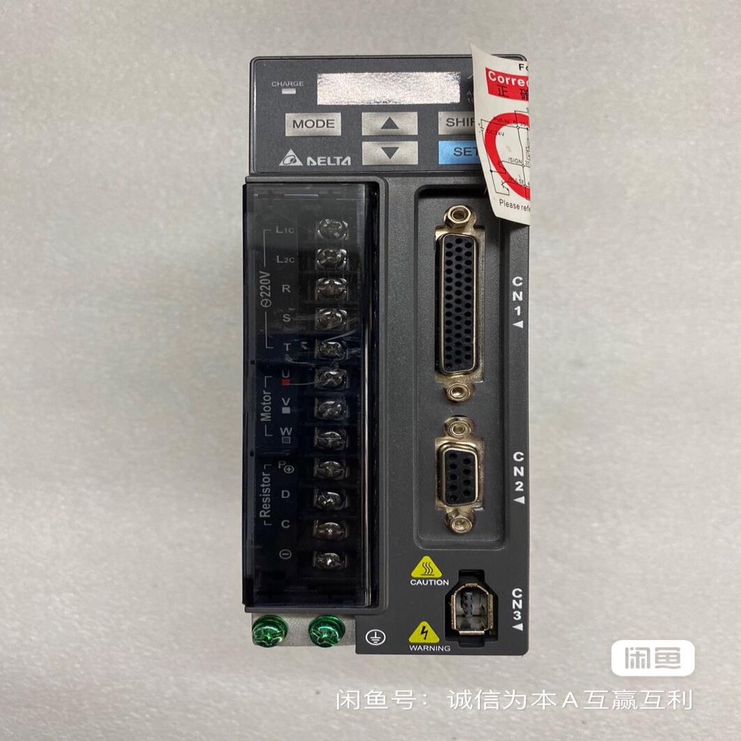 Delta/台达伺服驱动器，型号：ASD-B3-0121-B