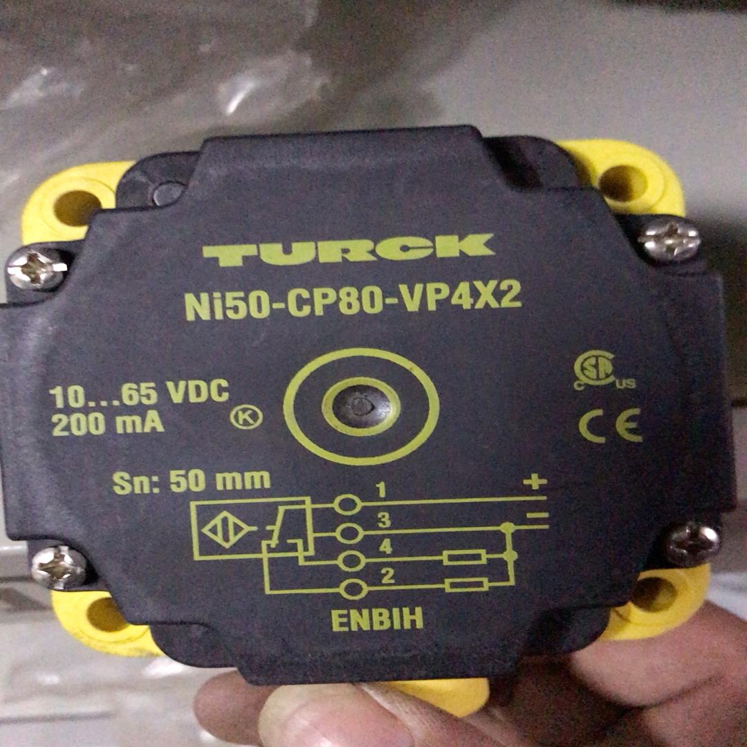 德国原装TURCK接近开关Ni50-CP80-VP4X2