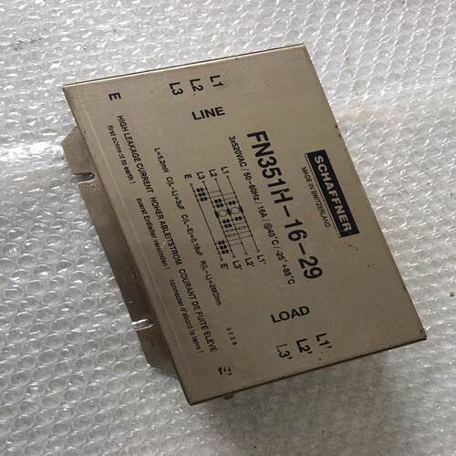 议~瑞士进口夏弗纳三相滤波器FN351H-16-29
