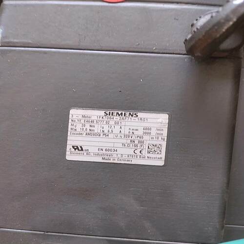 （设备配件）拆机西门子1FK7084-2AF71-1RG1 成色不错，功
