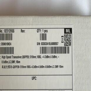 华为100G10km光模块 02312BSS OSN010N