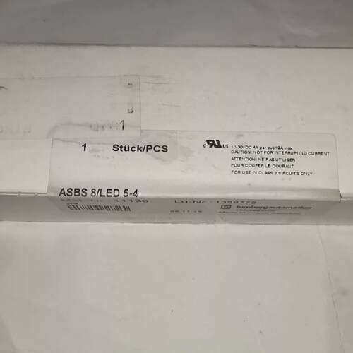 ASBS 8/LED5-4，德国Lumberg隆堡总线连接器