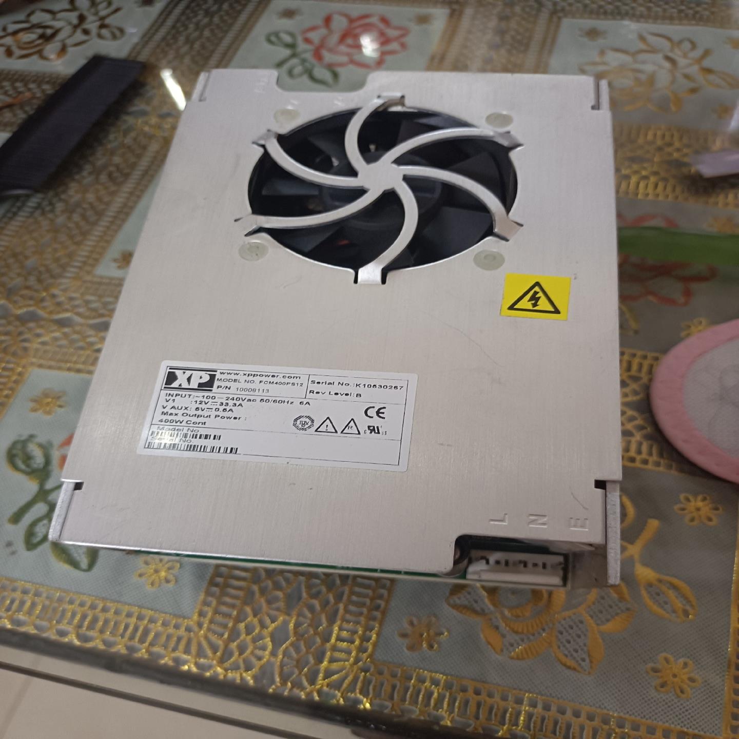 （设备配件）FCM400PS12拆机电源99成新，12V 400W