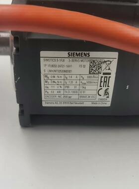 [德峰]西门子电机1FL6032-2AF21-1AH1，3台处理具体