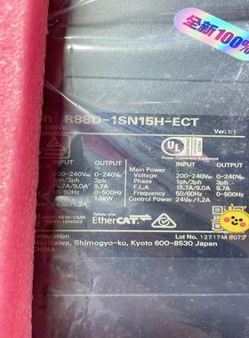 全新伺服驱动器R88D-1SN15H-ECT，OMRN