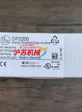 全新原装 IFM易福门 DP2200 传感器2
