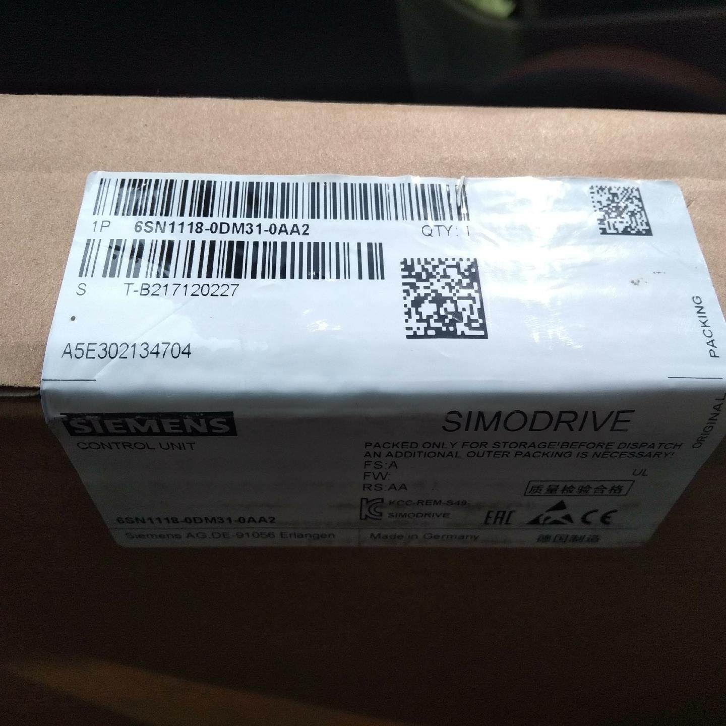 [德峰]西门子轴卡6SN1118-0DM31-0AA2