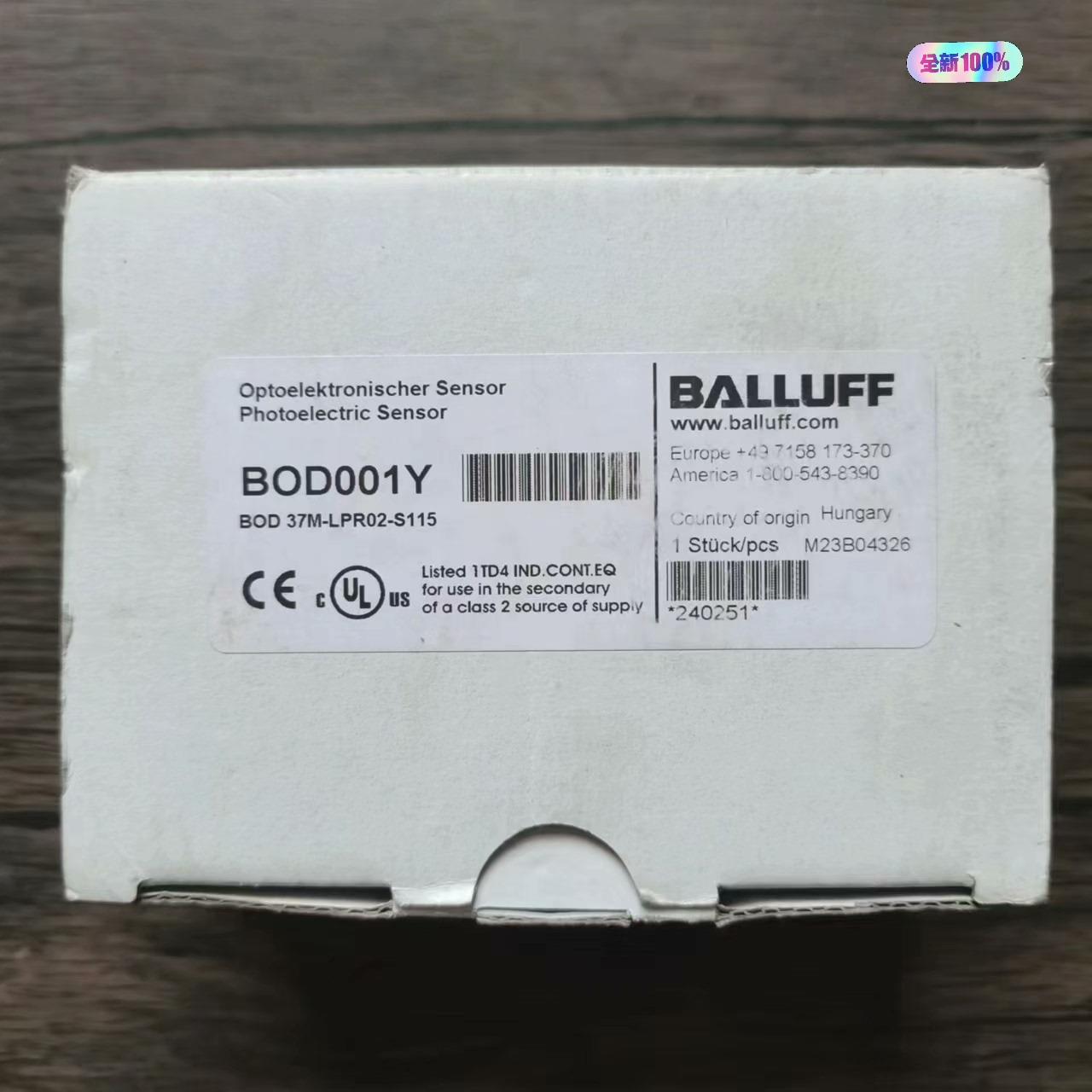 全新原装正品 巴鲁夫 BOD001Y 传感器 BOD 37M