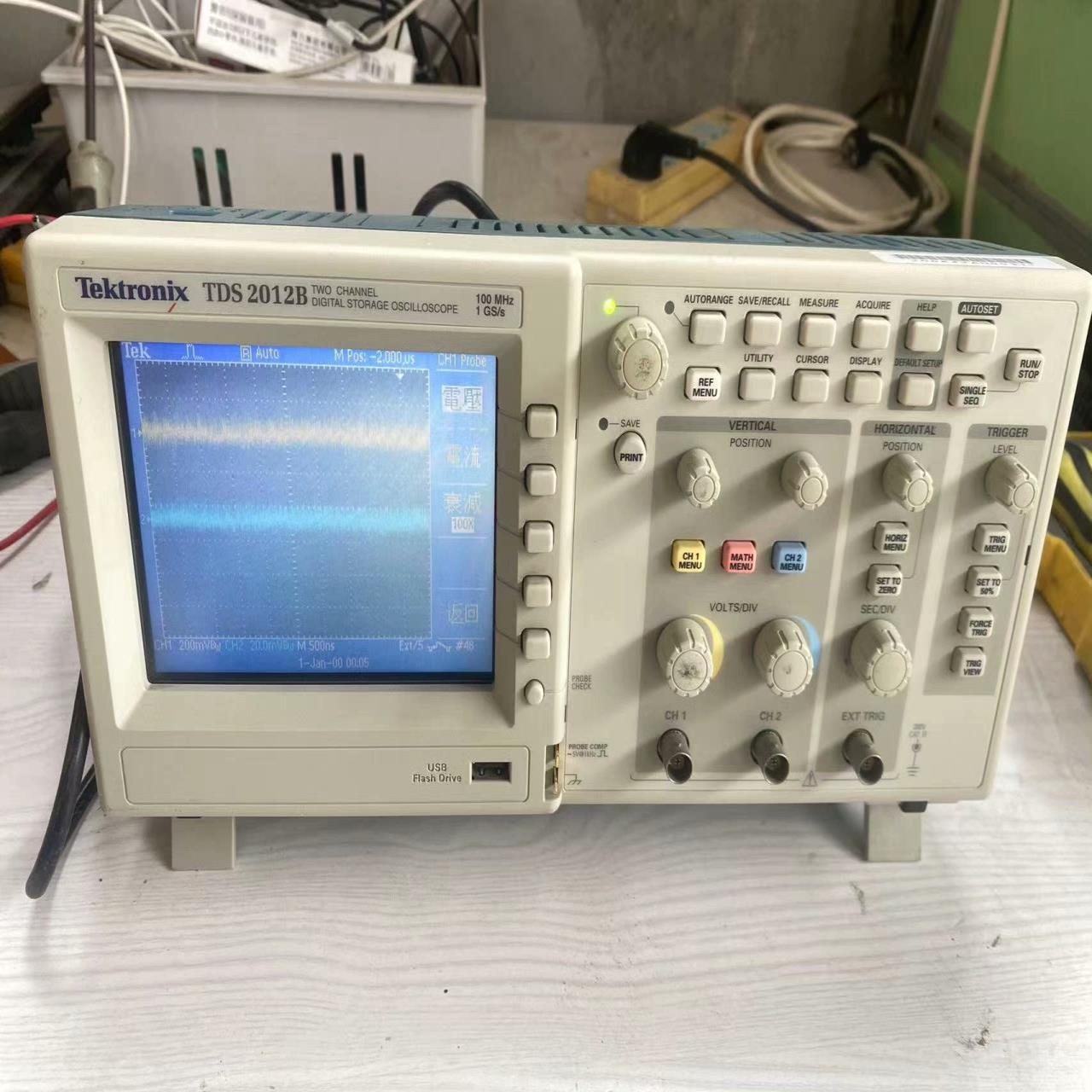 （设备配件）Tektronix泰克TDS2012B示波器，成色非常不错，