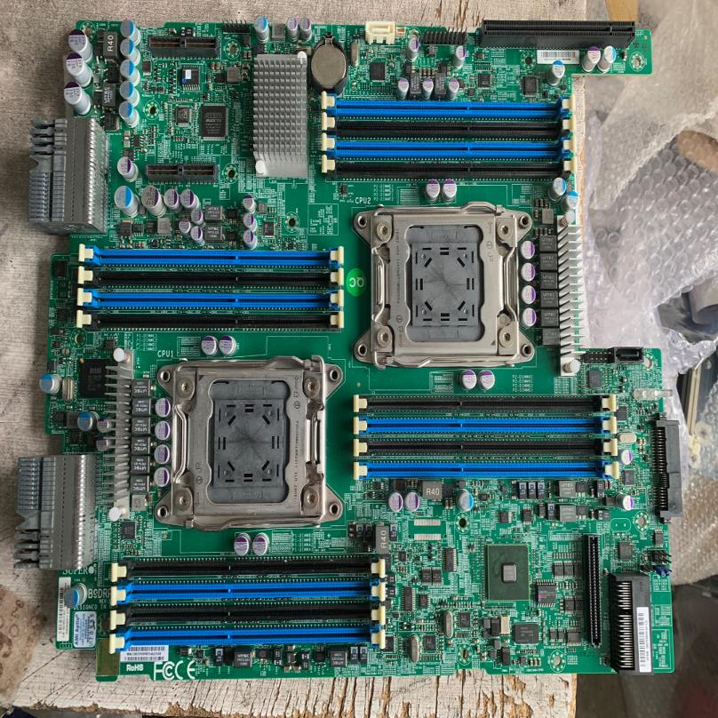 超微 B9DRP 服务器主板 X79 功能完好可以正常使用。