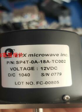 EPXmicrowave inc射频开关SP4T－0A－18