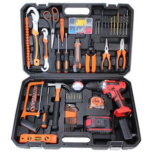 电动工具组套 锂电钻工具箱 五金工具套装 大全 充电钻家用