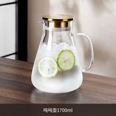 大容量家用耐高温冷水壶玻璃凉白开水杯水壶客厅装水扎壶茶壶套装