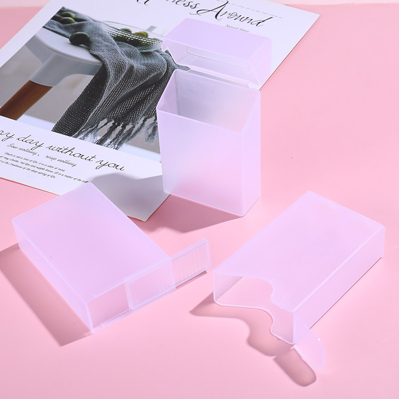 透明款磨砂烟盒奶油胶diy材料包手工制作送男友创意个性粗细烟盒