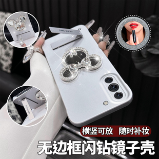 适用华为nova10 nova12pro手机壳nova8 nova10se超薄无边框nova6se nova7pro高颜值 nova11米奇闪钻镜子nova9