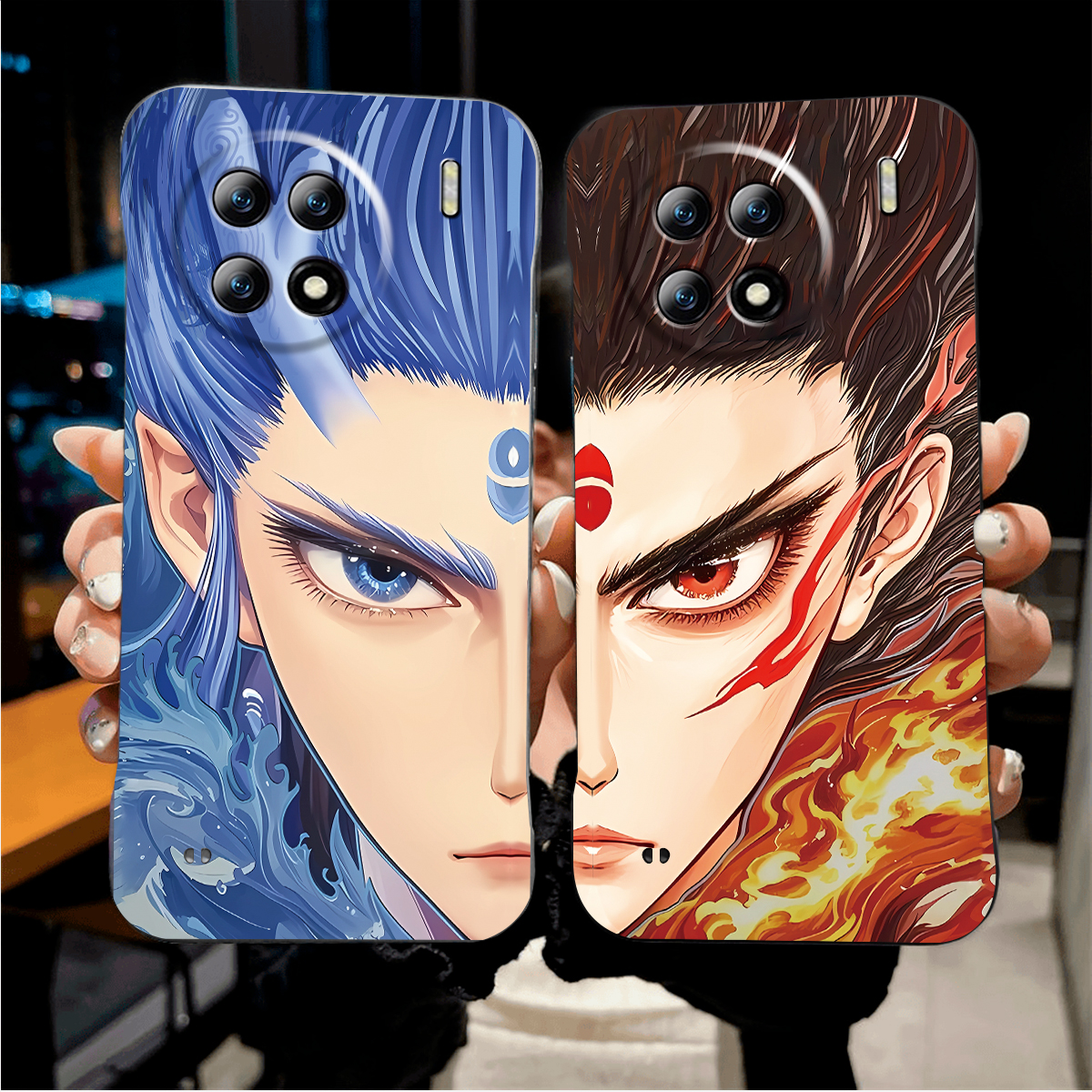 适用vivox90/x100魔童闹海x70/x80pr哪吒敖丙s10/s12pro无边框s15/s16手机壳y77/y78个性y73s/y100裸感s19/20