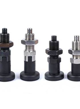 分度销 弹簧锁销 旋钮柱塞 M6M8M10M12M20M24 norelem标准03089