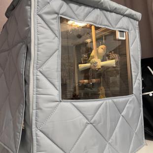 鹦鹉鸟笼保温罩过冬神器加棉笼衣厚款达洋优嗖刺星球保暖遮光防寒